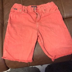 Ralph Lauren red shorts gently used size 10-12 Boys